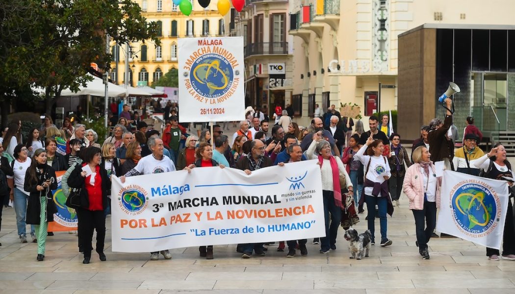 3ª Marcha Mundial por la Paz y la Noviolencia en Málaga