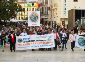 3ª Marcha Mundial por la Paz y la Noviolencia en Málaga