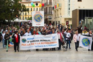 3ª Marcha Mundial por la Paz y la Noviolencia en Málaga