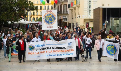 3ª Marcha Mundial por la Paz y la Noviolencia en Málaga