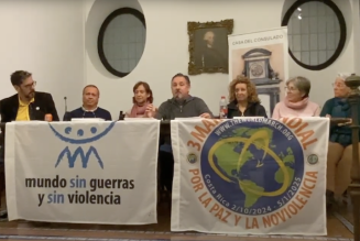 Acto de cierre de la 3ª Marcha Mundial en Málaga