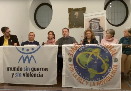 Acto de cierre de la 3ª Marcha Mundial en Málaga