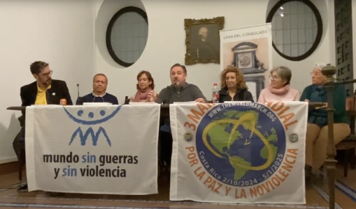 Acto de cierre de la 3ª Marcha Mundial en Málaga