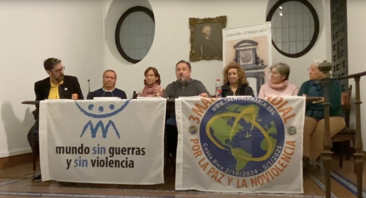 Acto de cierre de la 3ª Marcha Mundial en Málaga