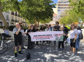 Concentración en Málaga en apoyo a Gaza