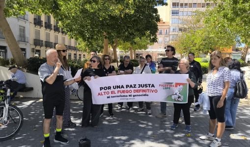 Concentración en Málaga en apoyo a Gaza