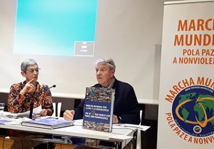Rafael de la Rubia presenta la III Marcha Mundial por la Paz y la Noviolencia: “Hay que hacer algo por la humanidad”
