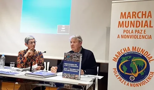 Rafael de la Rubia presenta la III Marcha Mundial por la Paz y la Noviolencia: “Hay que hacer algo por la humanidad”