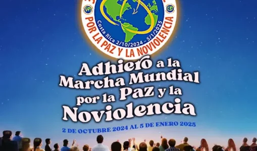 Carta abierta para adherir a la 3ª Marcha Mundial por la Paz y la Noviolencia