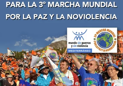 Buscamos voluntarios para la 3ª Marcha Mundial por la Paz y la Noviolencia