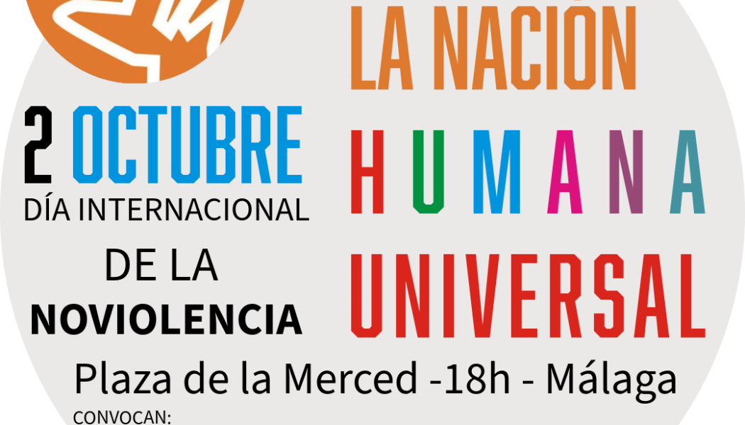 2 de Octubre, Día Internacional de la Noviolencia