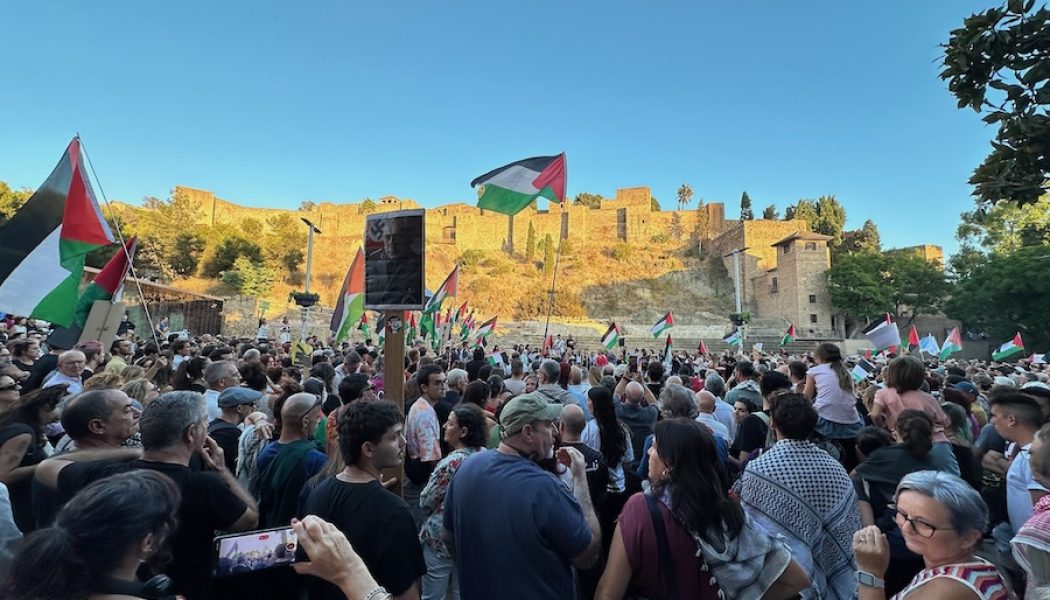 Málaga se moviliza por Gaza: concentración en apoyo a la Flotilla de la Libertad y contra el genocidio