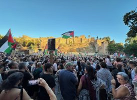 Málaga se moviliza por Gaza: concentración en apoyo a la Flotilla de la Libertad y contra el genocidio