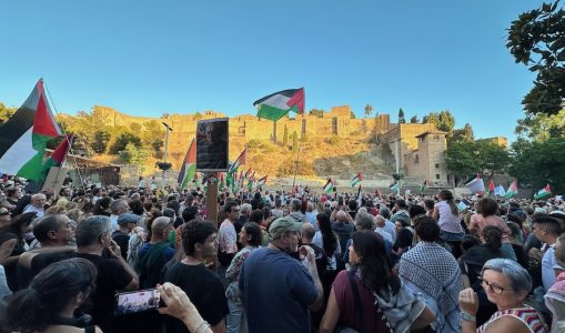 Málaga se moviliza por Gaza: concentración en apoyo a la Flotilla de la Libertad y contra el genocidio